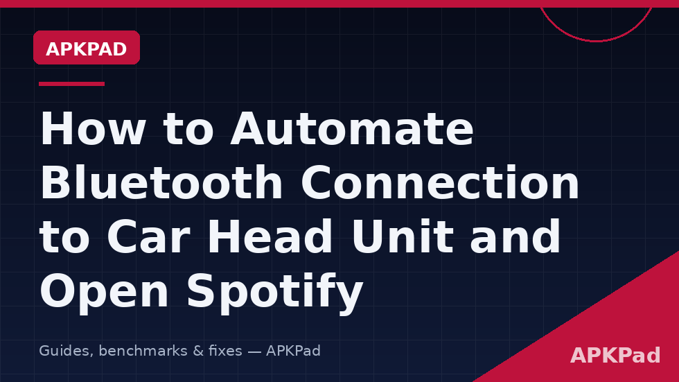 MacroDroid automate bluetooth car connection open spotify macro with Bluetooth Device Connected trigger launching Spotify