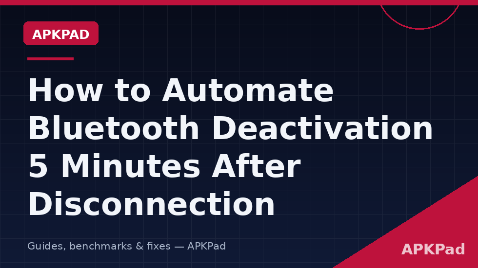 automate bluetooth deactivation 5 mins disconnect macrodroid delayed recheck macro