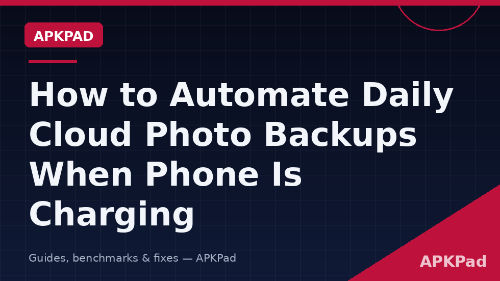 MacroDroid automate cloud photo backup charging macrodroid with Power Connected trigger and Wi-Fi constraint