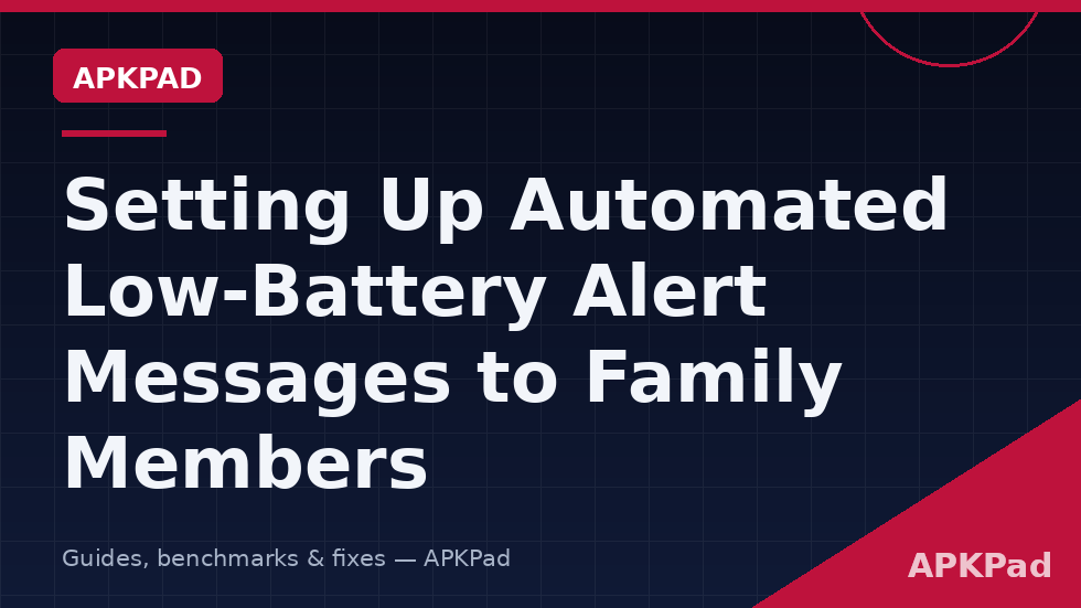 Phone showing a low battery warning sending a text to a family member, showing automated low battery alert messages macrodroid setup with Battery Level and Send SMS