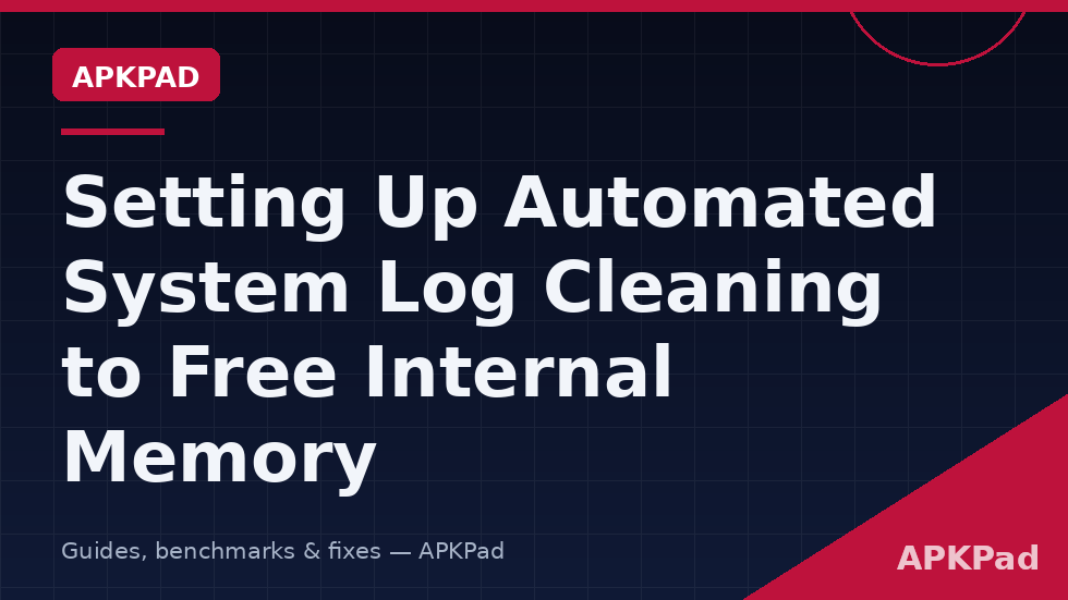 Storage settings showing app cache, the real target of automated system log cleaning in MacroDroid