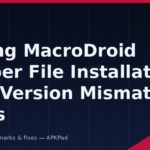 Fixing MacroDroid Helper File Installation and Version Mismatch Bugs