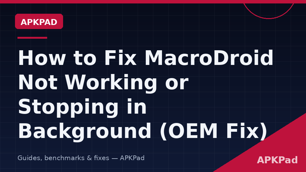 Diagram of OEM battery managers killing MacroDroid in the background on Xiaomi, Samsung, Oppo and Pixel phones