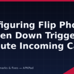 Configuring Flip Phone Screen Down Triggers to Mute Incoming Calls