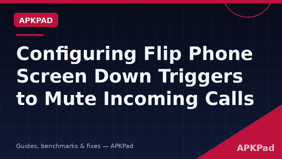 MacroDroid flip phone screen down mute calls macrodroid gesture using the Flip Device trigger and volume action