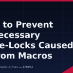 How to Prevent Unnecessary Wake-Locks Caused by Custom Macros