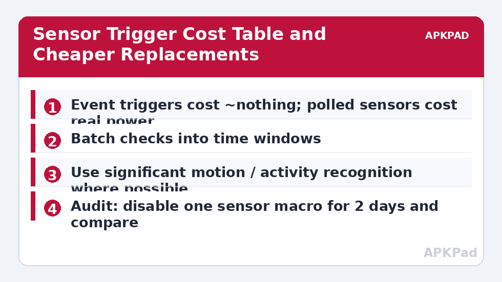 Sensor Trigger Cost Table and Cheaper Replacements