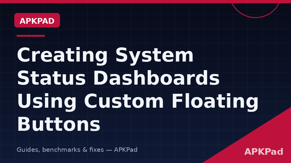 Floating buttons forming a system status dashboard built in MacroDroid with live magic text values